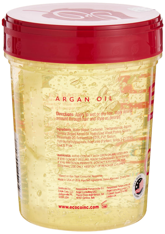 Eco Style Moroccan Argan Oil Gel, 32 Ounce
