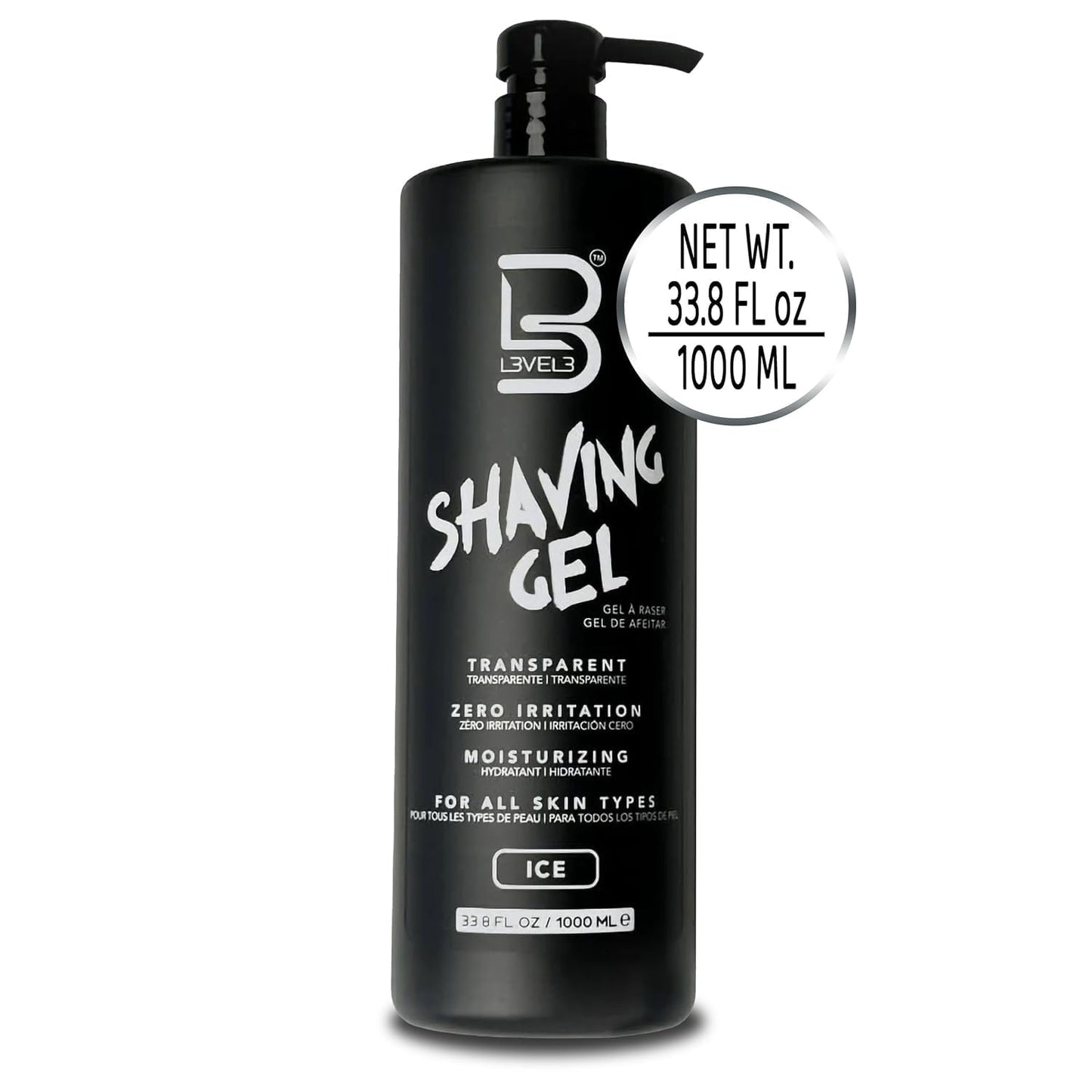L3VEL3 Shaving Gel, 1000ml