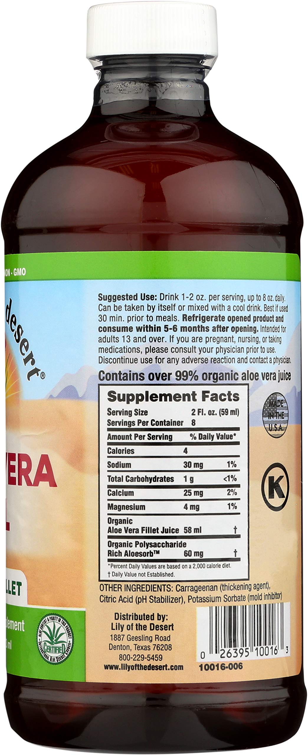 Lily of The Desert Aloe Vera Gel - 16 oz