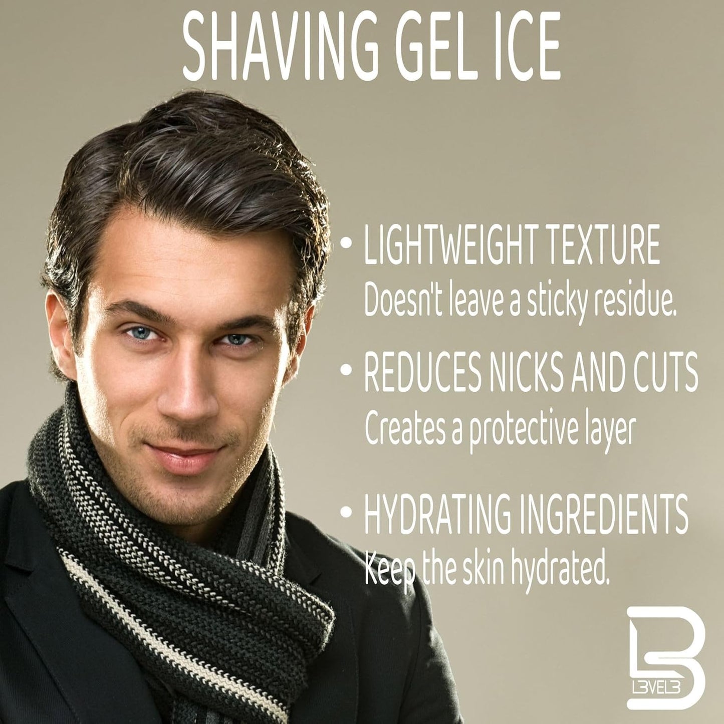 L3VEL3 Shaving Gel, 1000ml