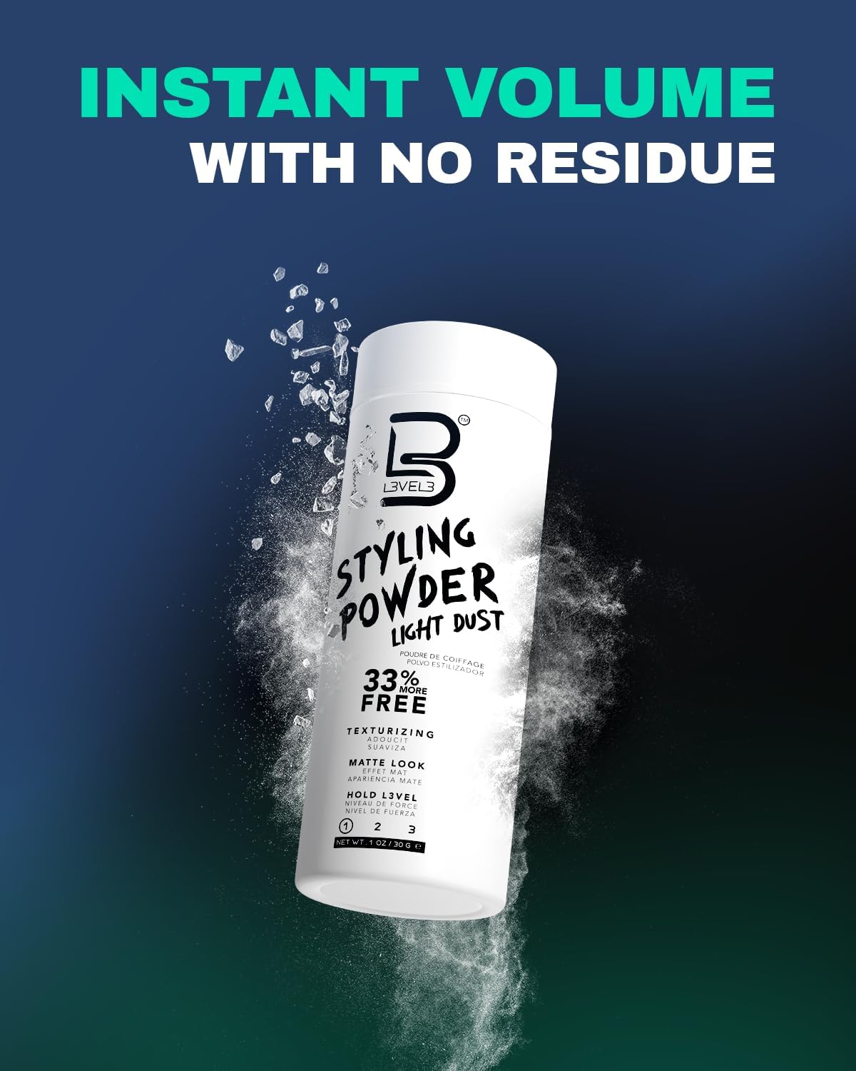 L3VEL3 Light Hold Styling Powder, 30g