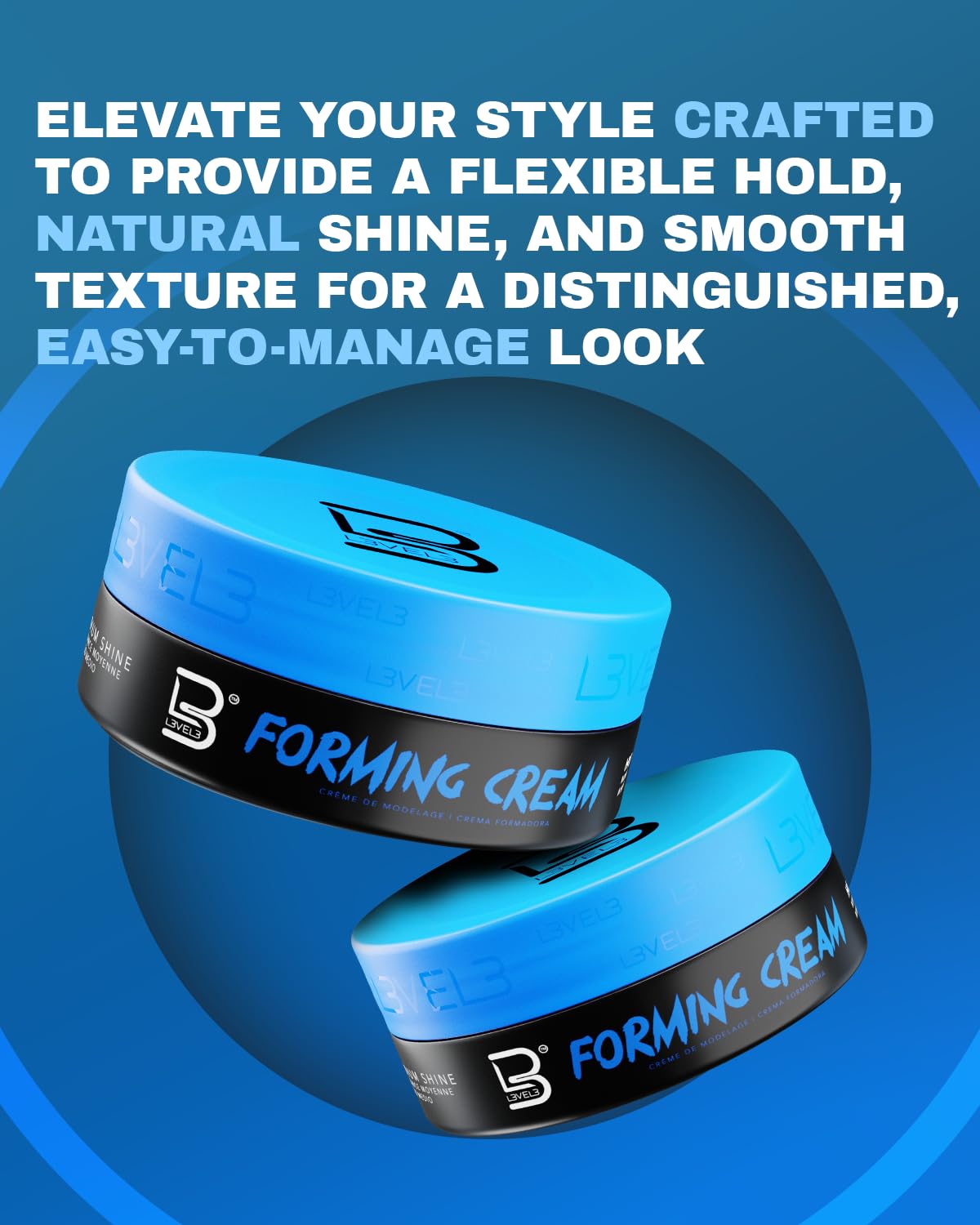 L3VEL3 Forming Cream - Boosts Hair Volume, 150 ml