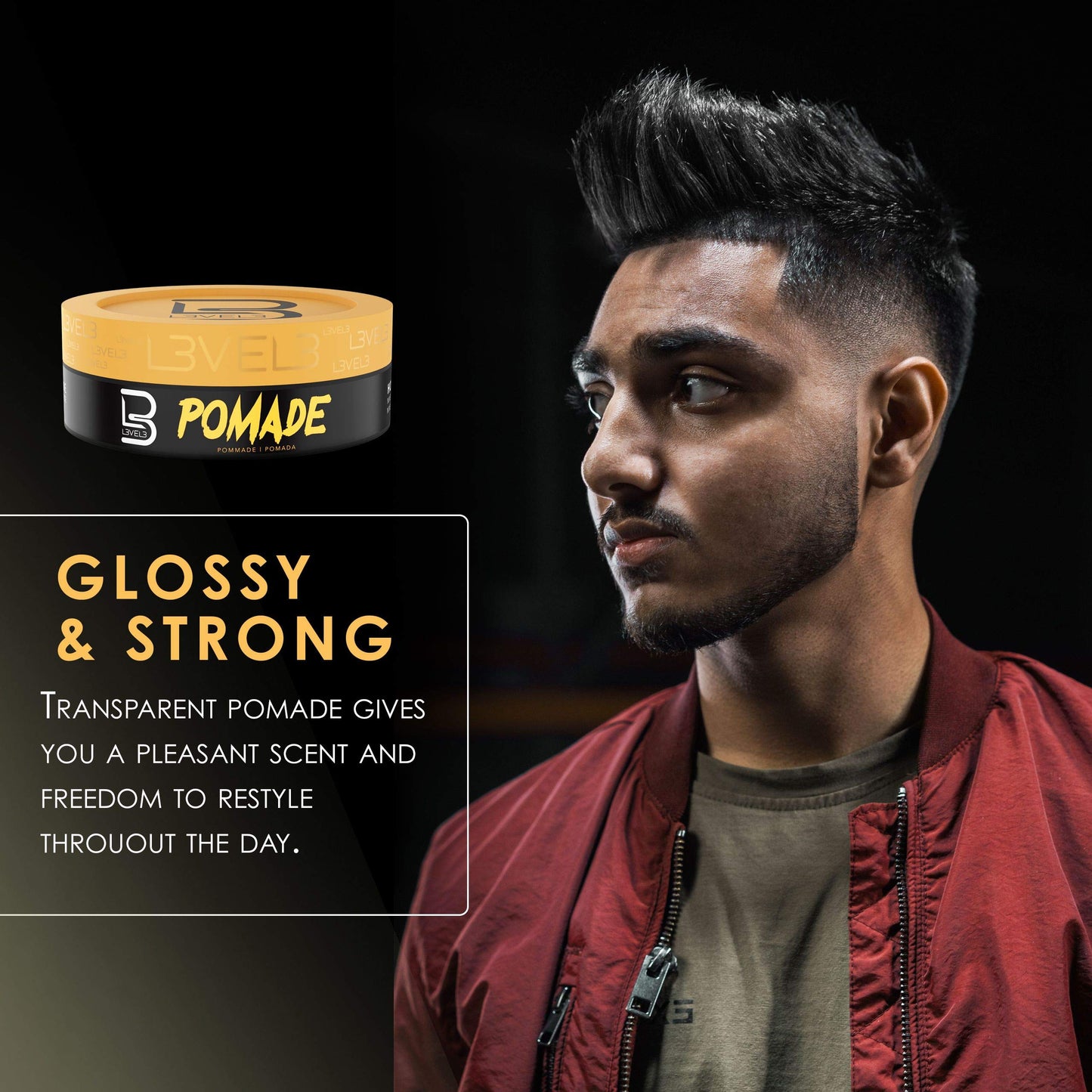 L3VEL3 Pomade - Improves Hair Strength and Volume