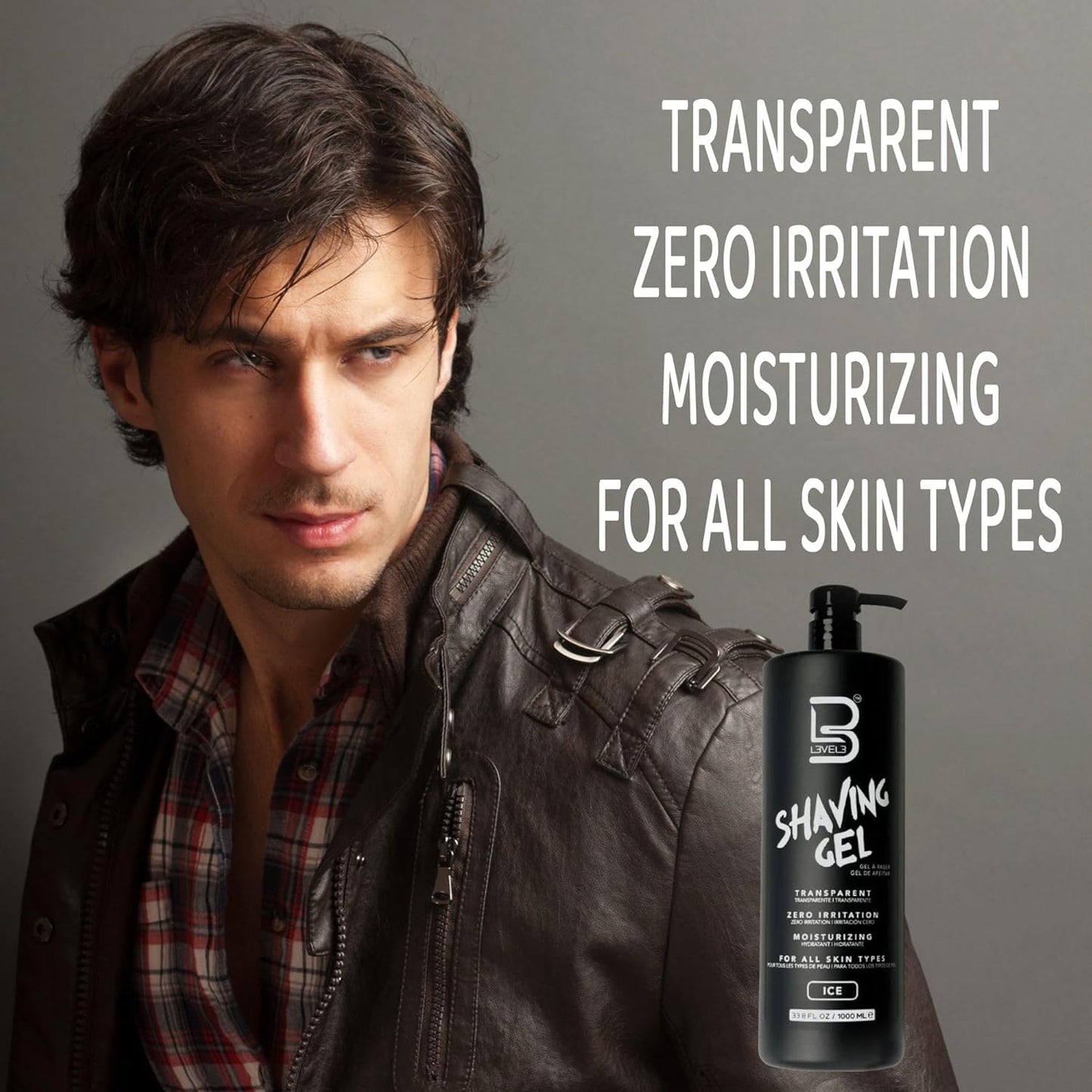 L3VEL3 Shaving Gel, 1000ml